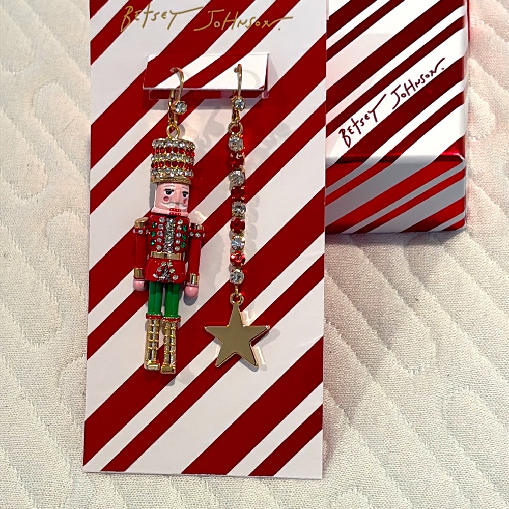 Betsy Johnson Holiday Earrings